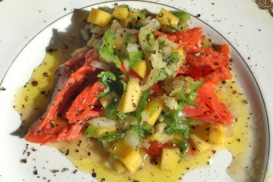 Salmon-&-mango-salsa