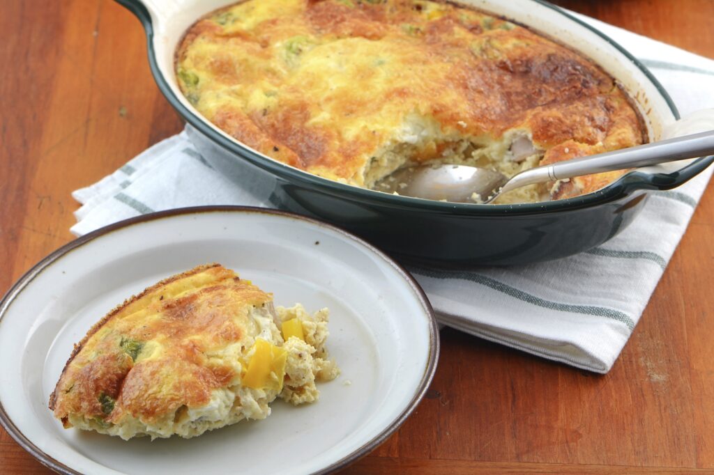 Crustless quiche