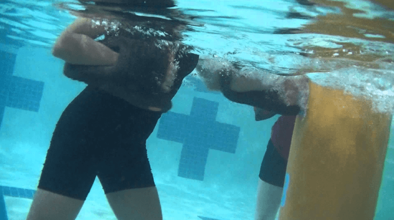 Underwater boxing