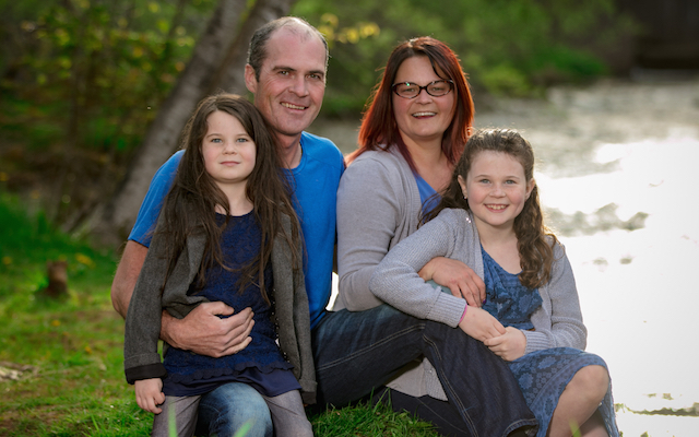 Natasha McCarthy and family