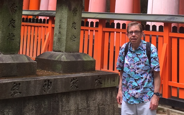 Brian Lowe at the World Parkinson Congress in Japan