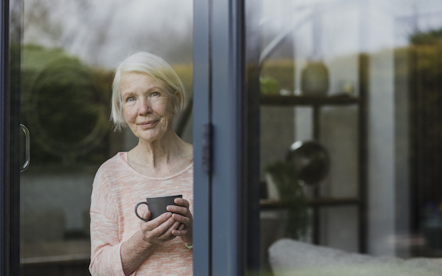 Senior Woman At Window
