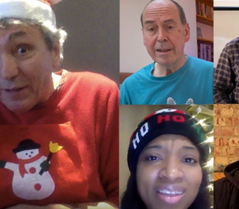 'What if Father Christmas had Parkinson’s disease?': The Chase's Paul Sinha joins Paul Mayhew-Archer to perform festive poem