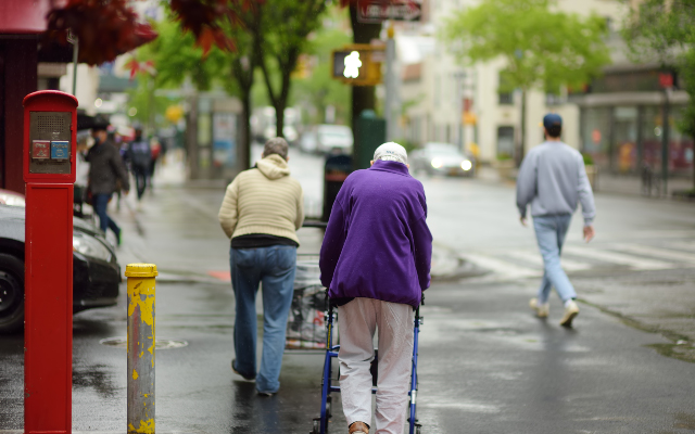 Person walking