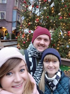 Paweł Kaczmarek with family