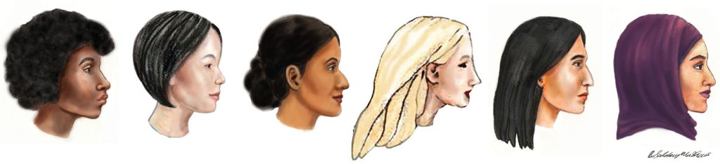 Barbara Salsberg Mathews' new illustrations show a variety of women with Parkinson's