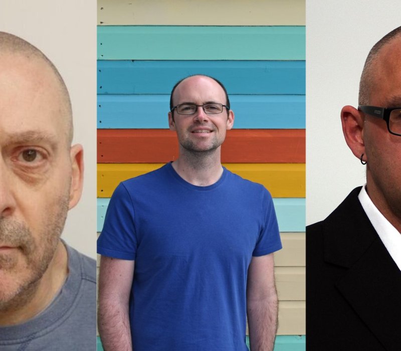 Parkinson's UK LGBTQIA+ Network is run by volunteers (l-r): Chris, Paul and John