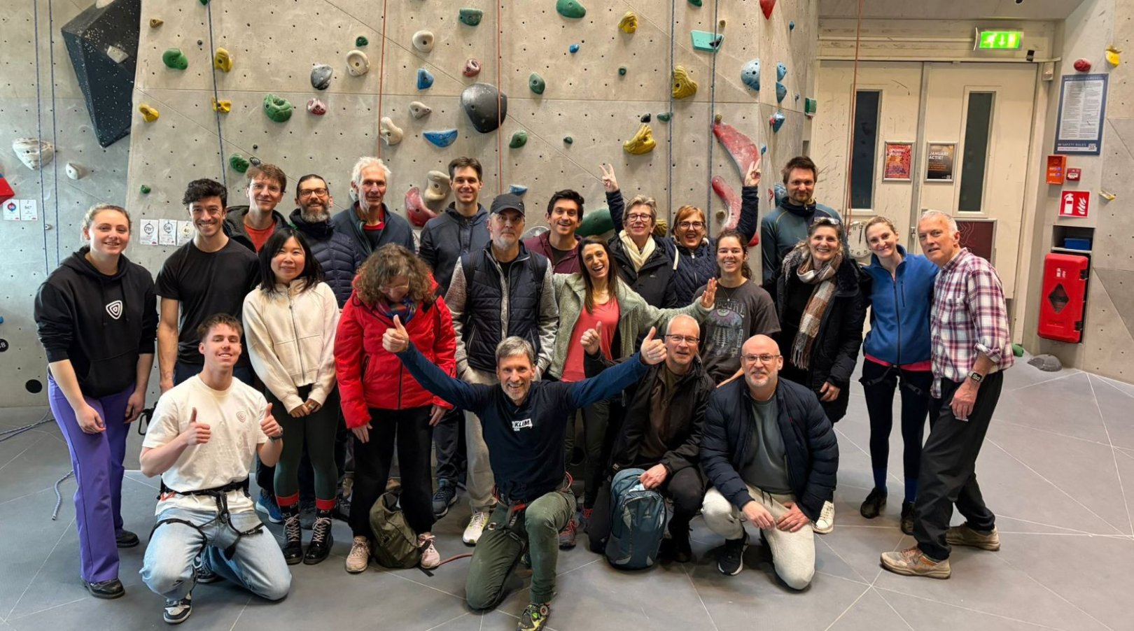 Ton van den Berg is setting up a network of regular Parkinson’s climbing sessions across the Netherlands