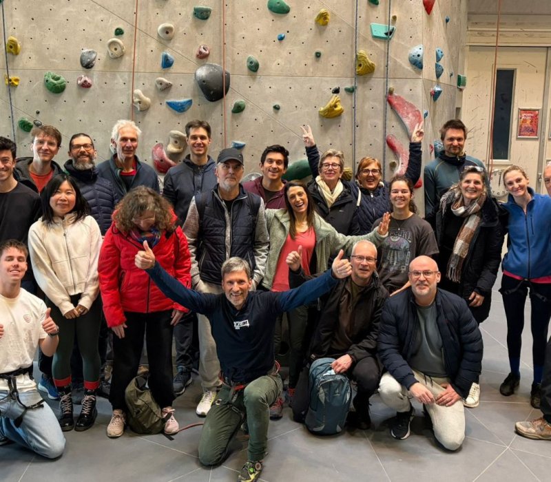 Ton van den Berg is setting up a network of regular Parkinson’s climbing sessions across the Netherlands