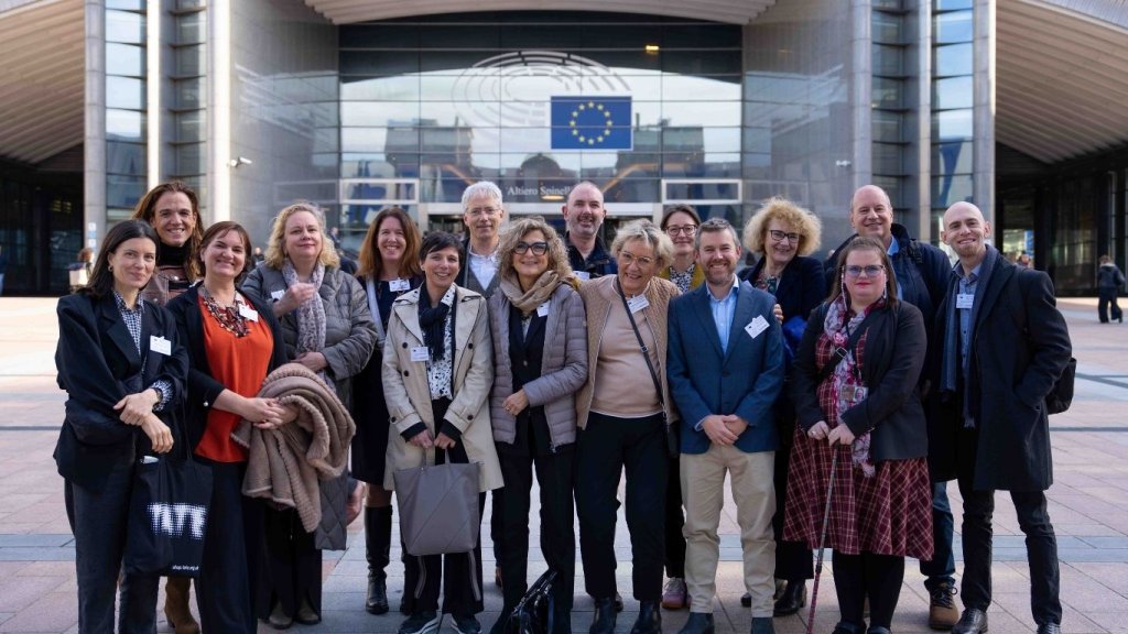 Brian Magennis with Parkinson's Europe