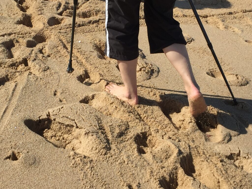 Training in the sand