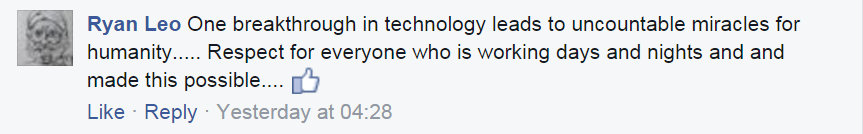 Fb comment well done
