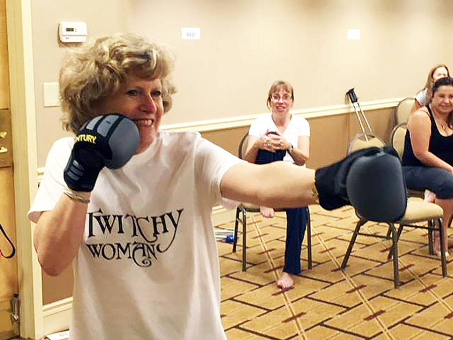 Twitchy Woman