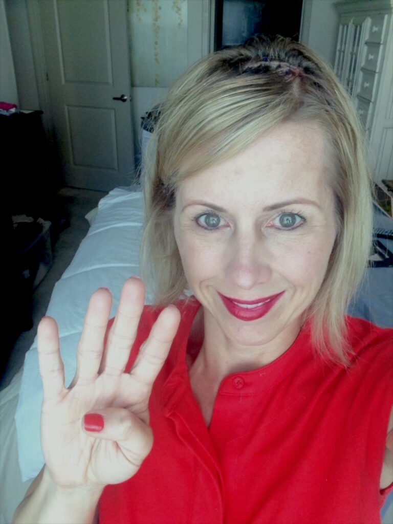 Tonya Walker 4 days post-DBS