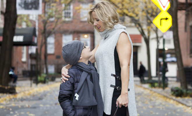 Tonya Walker Shoe Maven with son