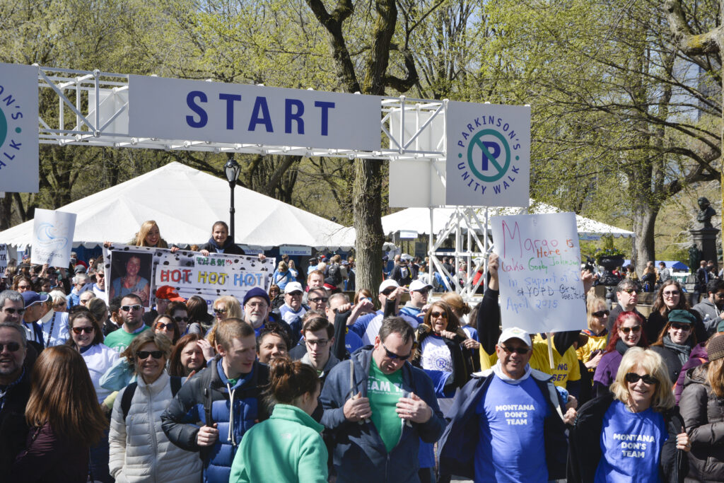 The Unity Walk start line, 2015