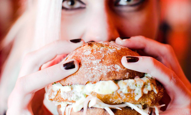 Brain burger girl