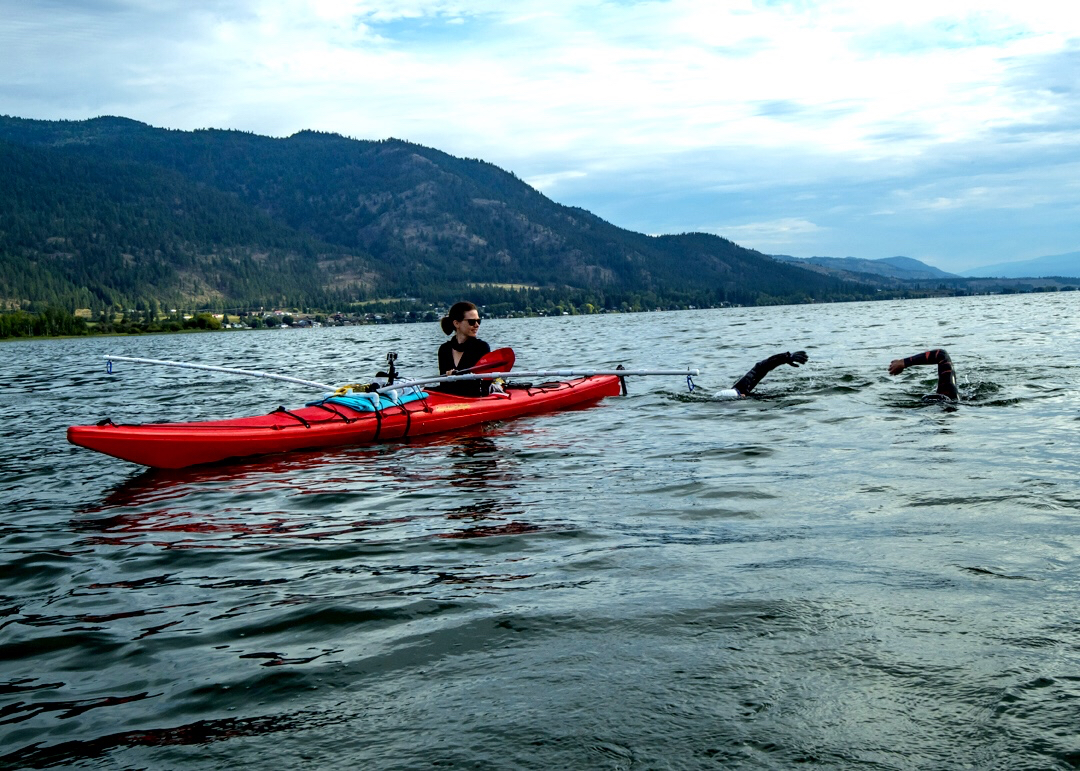 Adam Ellenstein world record attempt Okanagan Lake