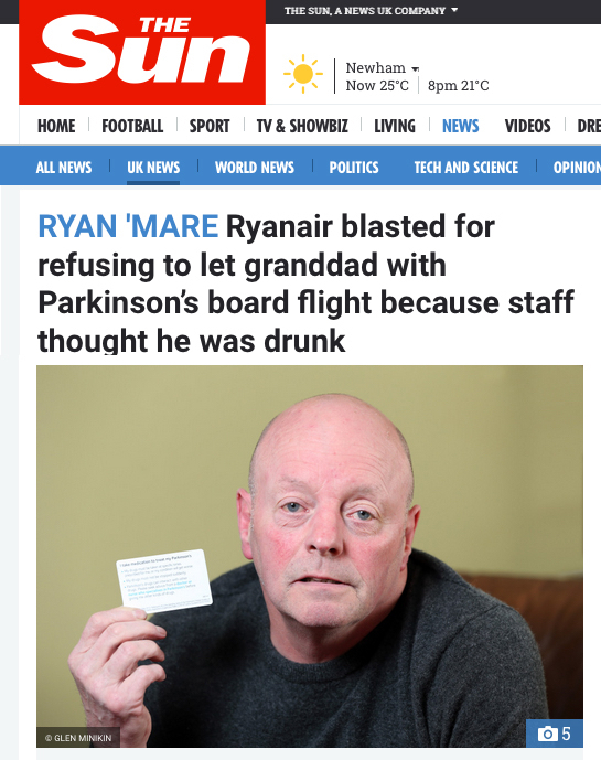 Geoff Jackson The Sun Ryanair