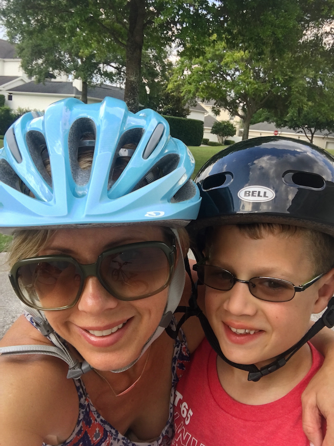 Tonya Walker with son