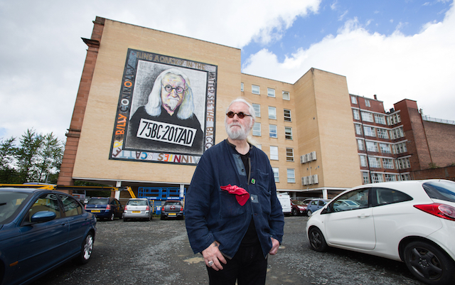 Billy Connolly mural by John Byrne