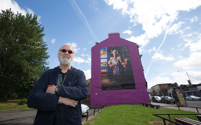Billy Connolly mural by Rachel Maclean