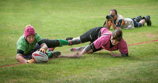 Matt Eagles shooting women's rugby