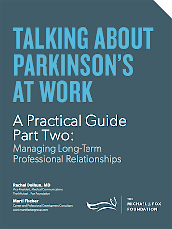 Talking about Parkinson's at work
