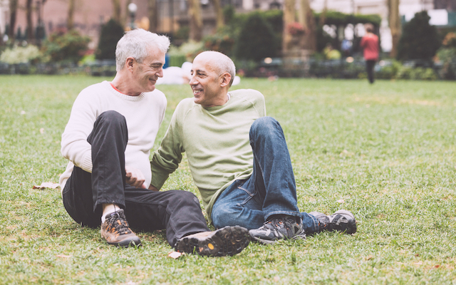 Couple at Park in New York