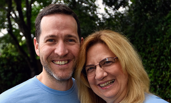 Adam Ellenstein and aunt Susan Scarlett