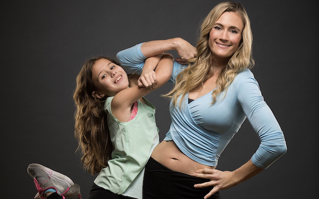 Allison Toepperwein with her daughter.