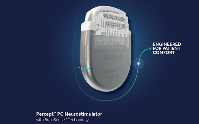 Medtronic’s Percept™ PC neurostimulator with BrainSense™ technology