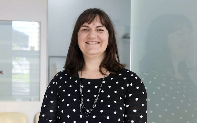 Physiotherapist Josefa Domingos smiles for a photo.