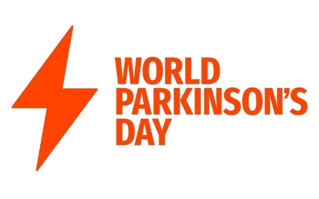The new World Parkinson's Day logo, a lightning bolt.