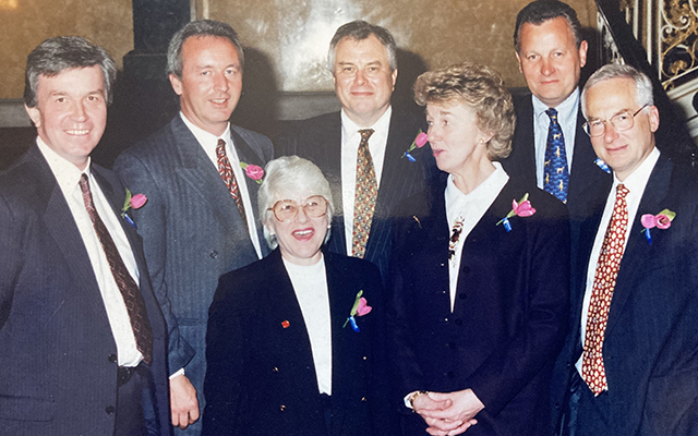 the original Parkinson's Europe team standing together