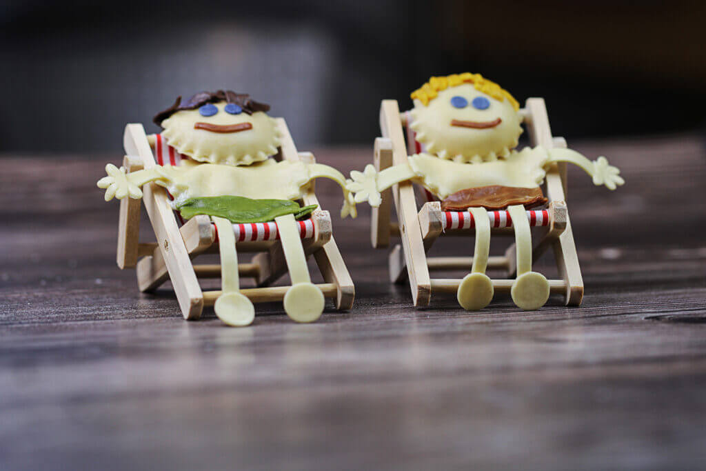 A photo of Urs's pasta art