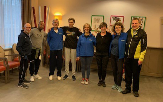 An Action Parkinson boxing class.