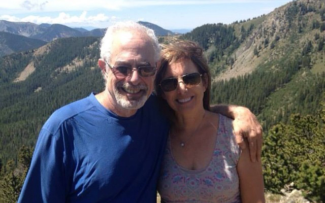 Catherine Strisik with her husband Larry.