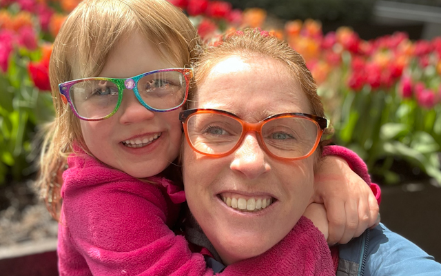 Richelle Flanagan and her daughter.