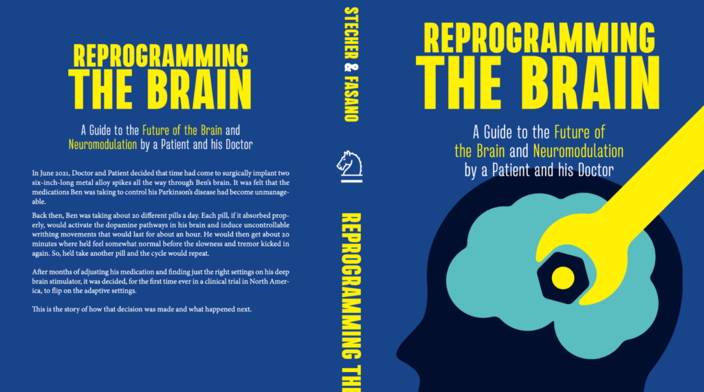 The cover for Parkinson's book Reprogramming The Brain by Ben Stecher