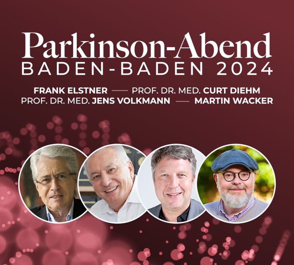 Poster for Parkinson's events: Parkinson-Abend